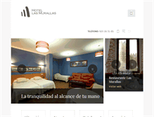 Tablet Screenshot of hotellasmurallas.com